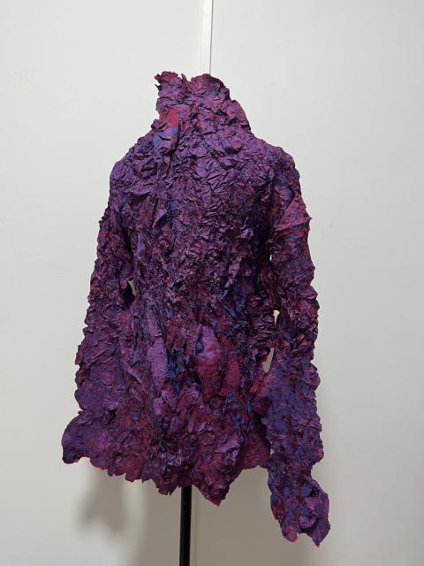 ISSEY MIYAKE Issey Miyake 99FW Pleated Purple Top