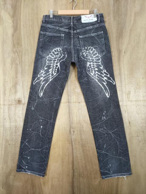 Other Designers Japanese Brand - ANTFUI JEANS FADED BLACK PANTS