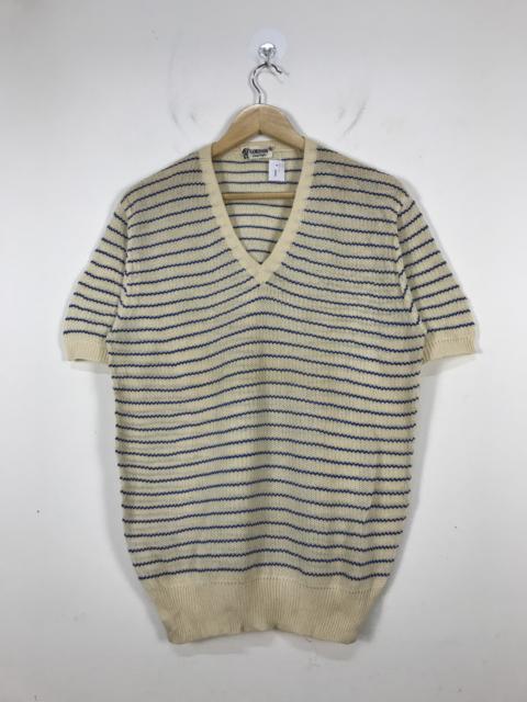 Other Designers Gordon Rush - Gordon Rush Vneck Knit Short Sleeve Shirt #2635