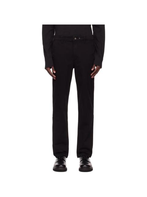 rag & bone Black Fit 2 Slim Chino Trousers