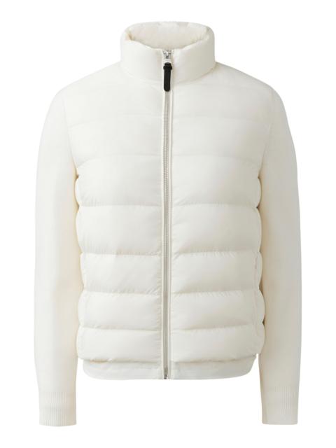 MACKAGE Oceane Knit Sleeve 800 Fill Power Down Puffer Jacket