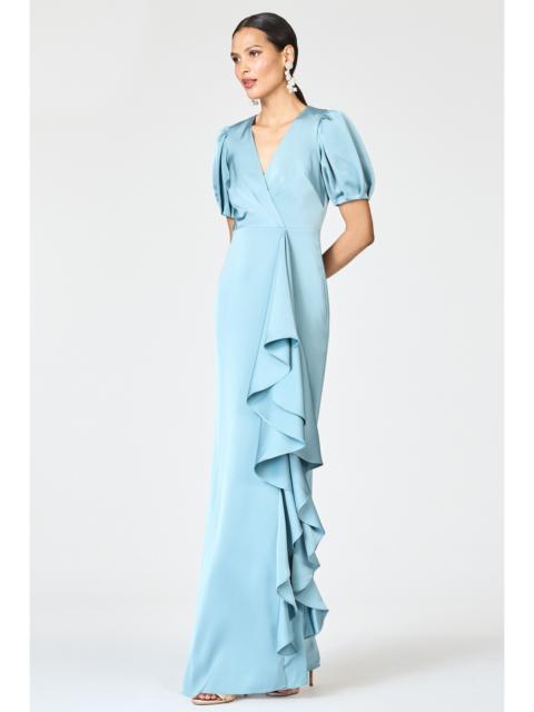 SACHIN & BABI MILA GOWN - SEAGLASS