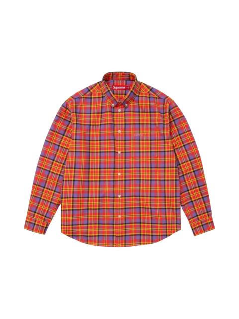 Supreme Supreme Plaid Flannel Shirt 'Orange'