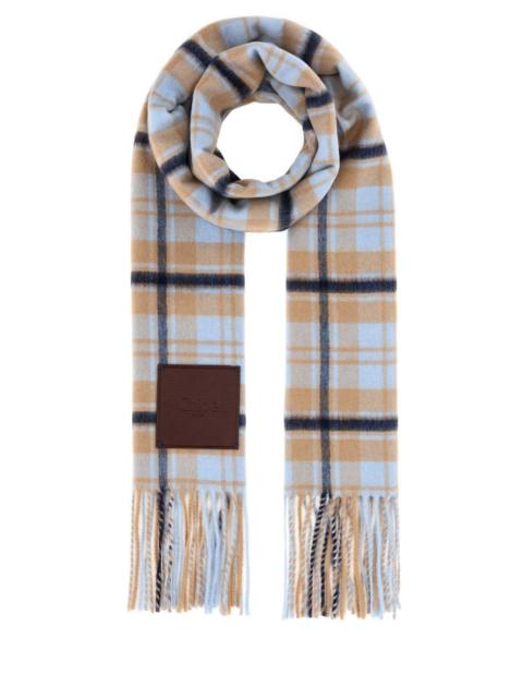 Chloé Chloe Women Embroidered Cashmere Chloe Highlanding Scarf