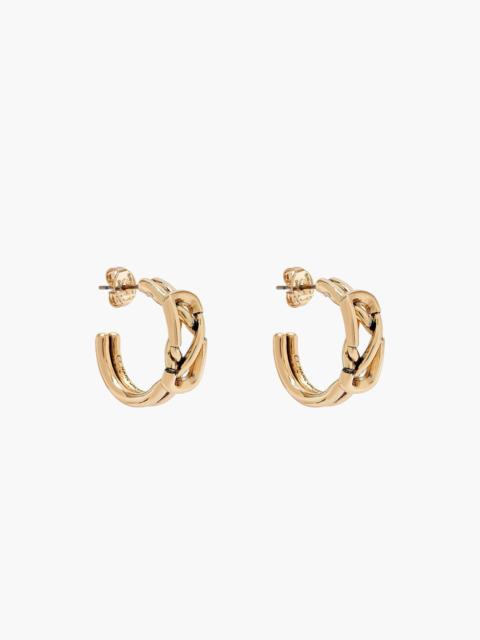 Marc Jacobs THE DUAL HOOP EARRINGS