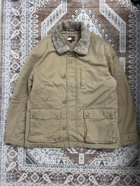 Other Designers Vintage Tommy Hilfiger Winter Deck Jacket /Big Flag Back Hit