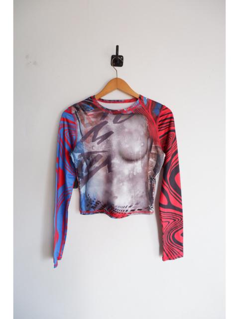 VIntage Boobs Printed Polyester Long sleeve