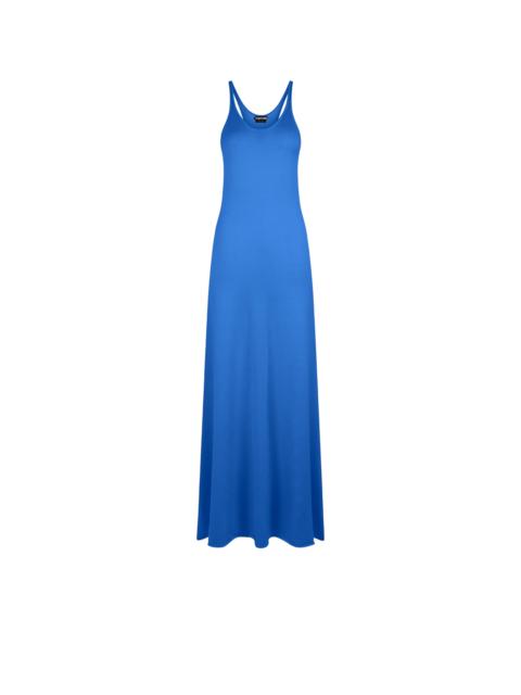 TOM FORD FINE MERINO SLEEVELESS LONG TANK DRESS