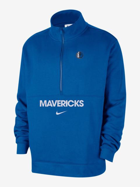 Nike Dallas Mavericks Club Courtside Men's Nike NBA 1/2-Zip Top