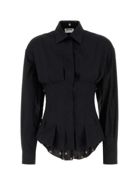 Moschino Moschino Women Black Poplin Shirt
