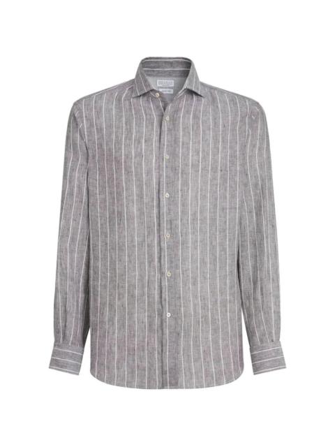 Brunello Cucinelli Brunello Cucinelli Men Linen Shirt