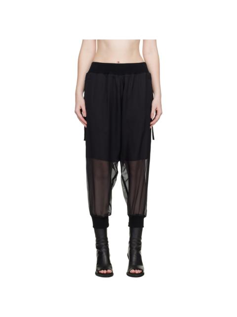 UNDERCOVER Black Sheer Trousers