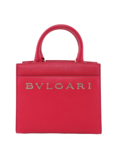BVLGARI Bvlgari Logo Small Leather Tote Bag