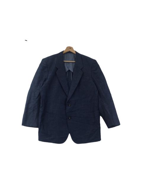 Other Designers Playboy - Vtg PLAYBOY COLLECTION BUNNY 2 Button Blue Blazer Sport Coat