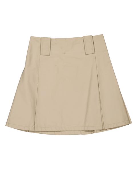 Burberry Burberry Pleat-Detail A-Line Midi Skirt