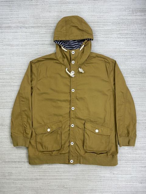 Other Designers Beauty Beast × If Six Was Nine × Vintage - Vintage Jungle Storm Buttonned Gorpcore Hoodie Jacket