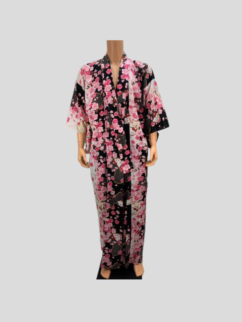 Other Designers Komono - Hello Kitty Sakura Graphic Printed Kimono #3672-128