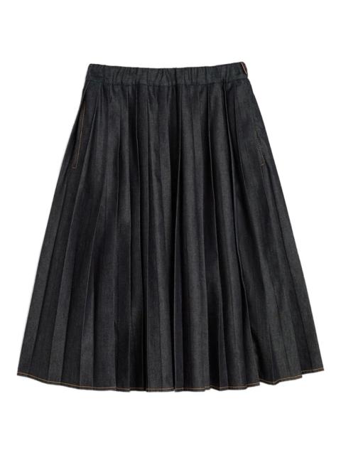 Jil Sander Jil Sander Women Denim Midi Round Skirt