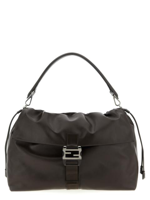 FENDI Fendi Flux Maxi Messanger Hand Bags Brown