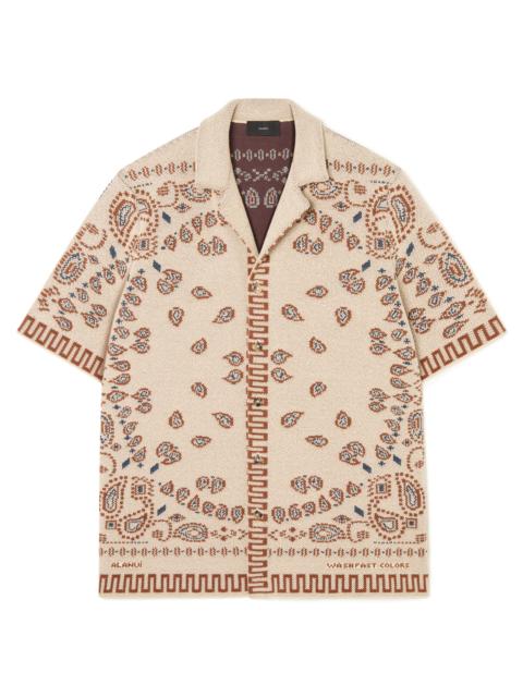 Alanui Cotton Piquet Bandana Shirt