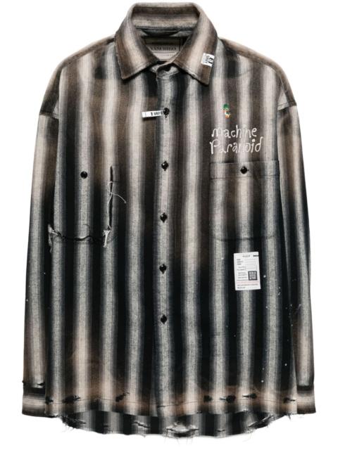 Maison MIHARAYASUHIRO Maison Mihara Yasuhiro Men Vintage Striped Shirts