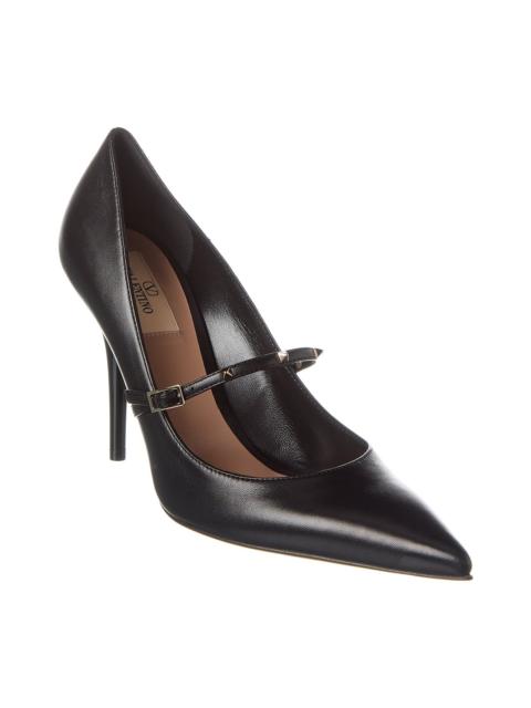 Valentino Valentino Rockstud 100 Leather Pump