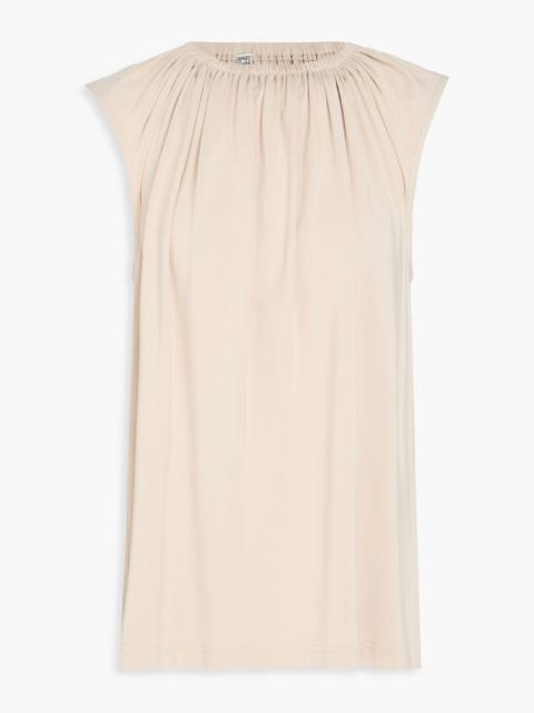 TOTEME Gathered stretch-jersey top
