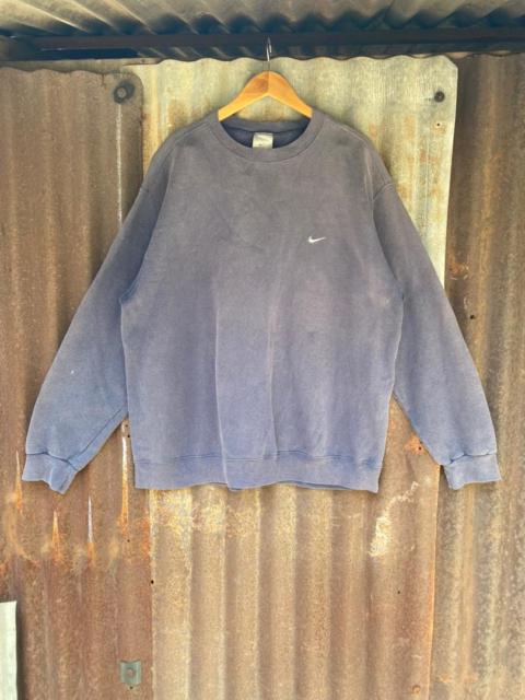 Vintage nike small swoosh sweatshirt sunfaded