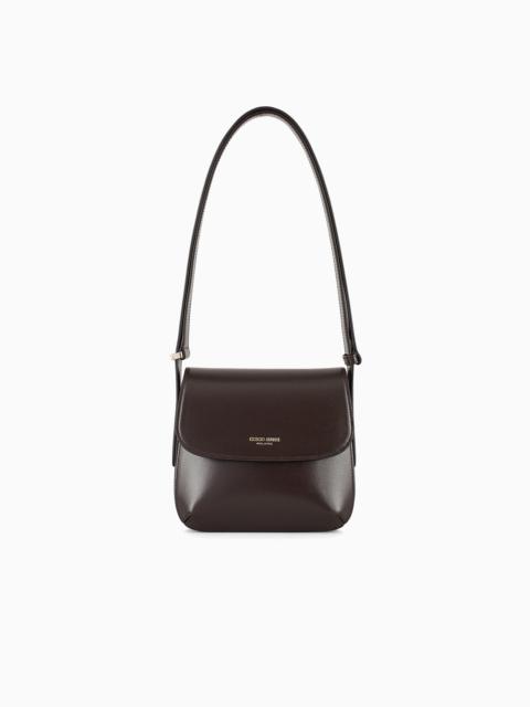 GIORGIO ARMANI SMALL PALMELLATO-LEATHER LA PRIMA BAG