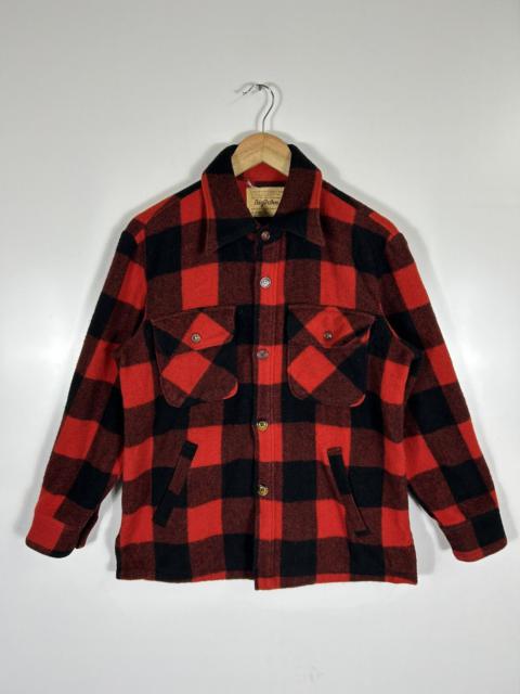Other Designers ⚡️Vintage 70’s Big John Wool Flannel Button Chore Shirt Jcket