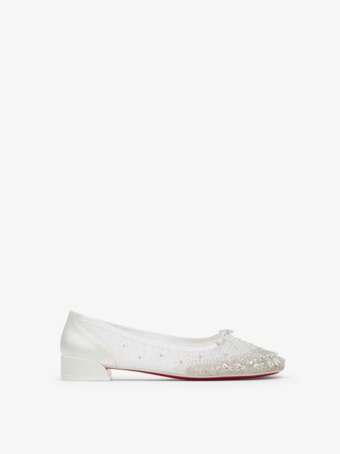 Christian Louboutin Sweetie Jane crystal ballerinas