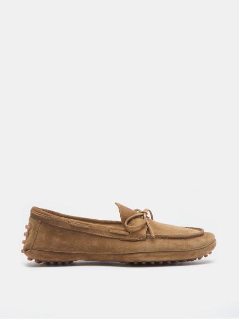 LE MONDE BÉRYL Driver Moccasin / Taupe Suede