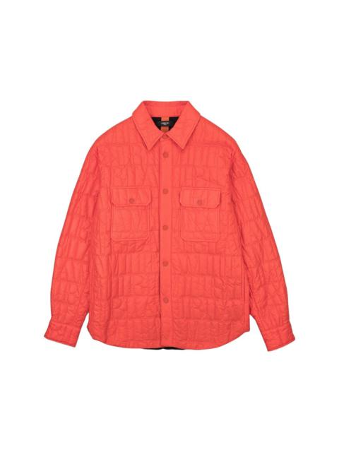 quilted shirt jacket