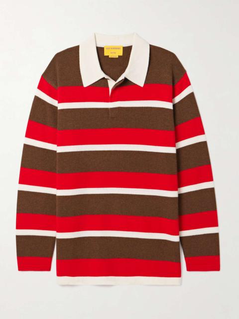 Oversized striped cashmere sweater Multi