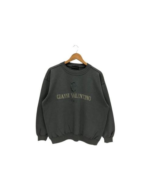 Valentino Vintage Gianni Valentino Embroidery Big Logo Sweatshirt