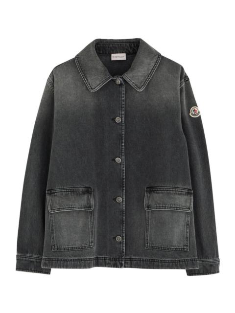 Moncler Moncler Faded Denim Jacket