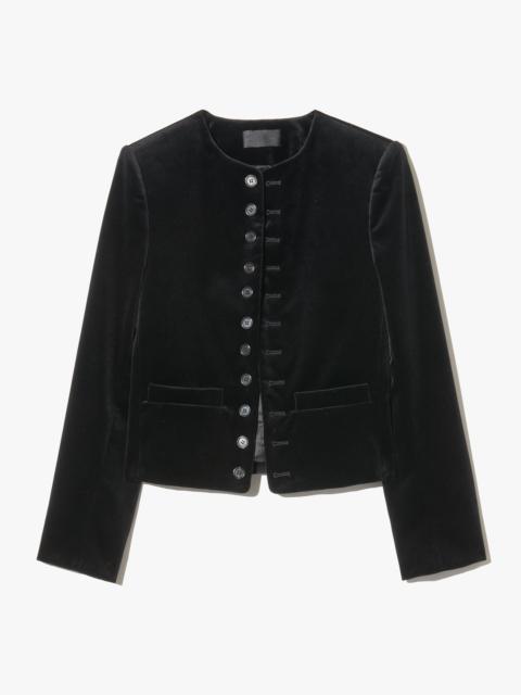 NILI LOTAN PATTI VELVET SHORT JACKET