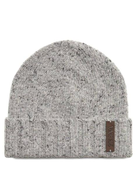 ZEGNA Ermenegildo Zegna Grey Oasi Cashmere Beanie