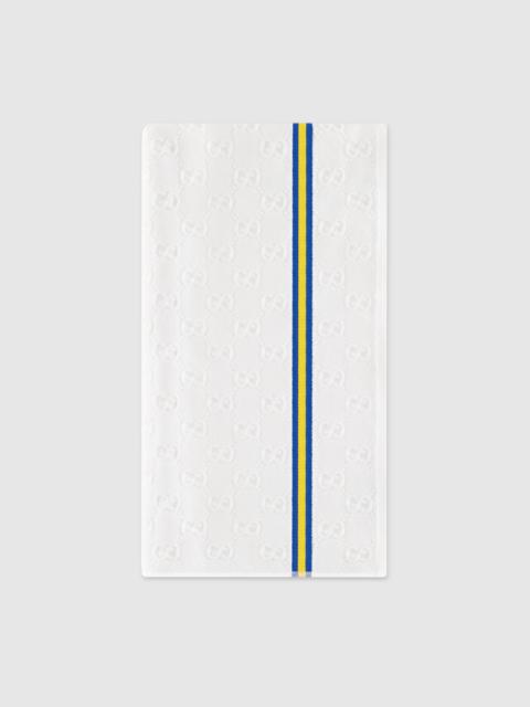GUCCI GG terrycloth beach blanket