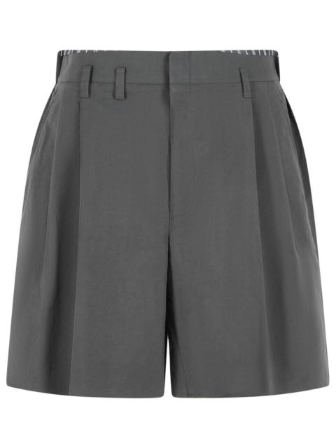 Maison Margiela Maison Margiela Grey Cotton Blend Bermuda Shorts Men