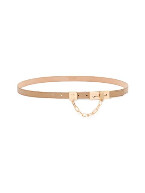 GABRIELA HEARST Lock Belt in Nude Leather