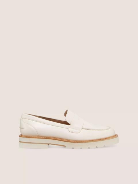 Stuart Weitzman PARKER LIFT MINI PEARL LOAFER