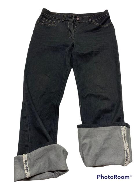 FENDI Fendi Selleria Hand Made Stitching Denim Jeans