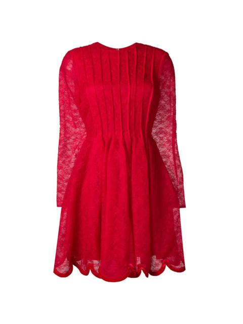 Valentino Valentino Garavani Floral Lace Skater Dress