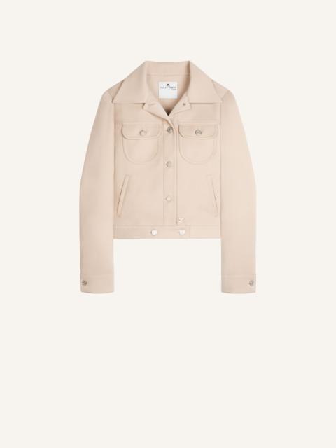 courrèges TWILL TRUCKER JACKET