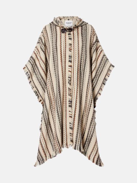 Isabel Marant Étoile Iseline striped poncho