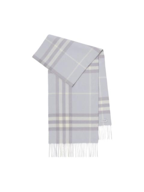Burberry checked cashmere scarf