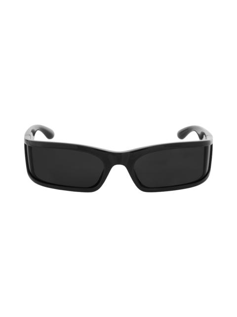 BALENCIAGA Sunset Rectangle Sunglasses  in Black