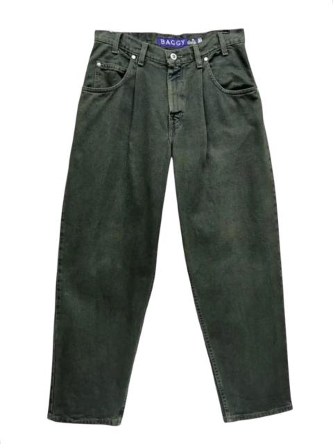 Levi's VERY RARE Dark Green 90’s Levi’s SiverTab BAGGY Made In USA