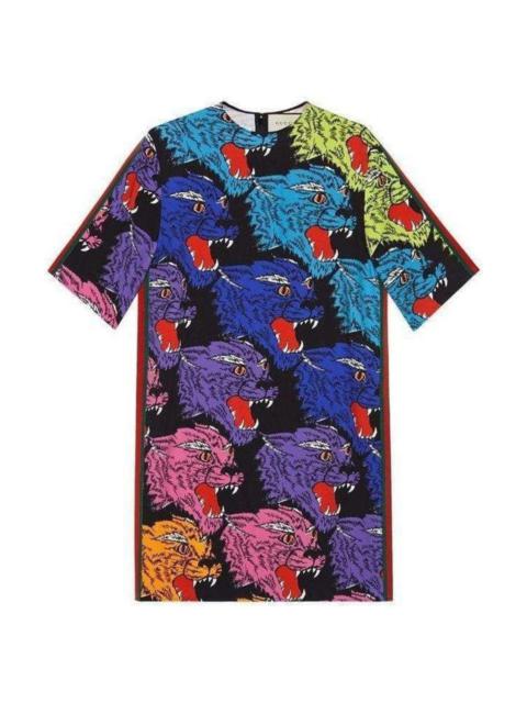 GUCCI Tiger Face Tunic Dress